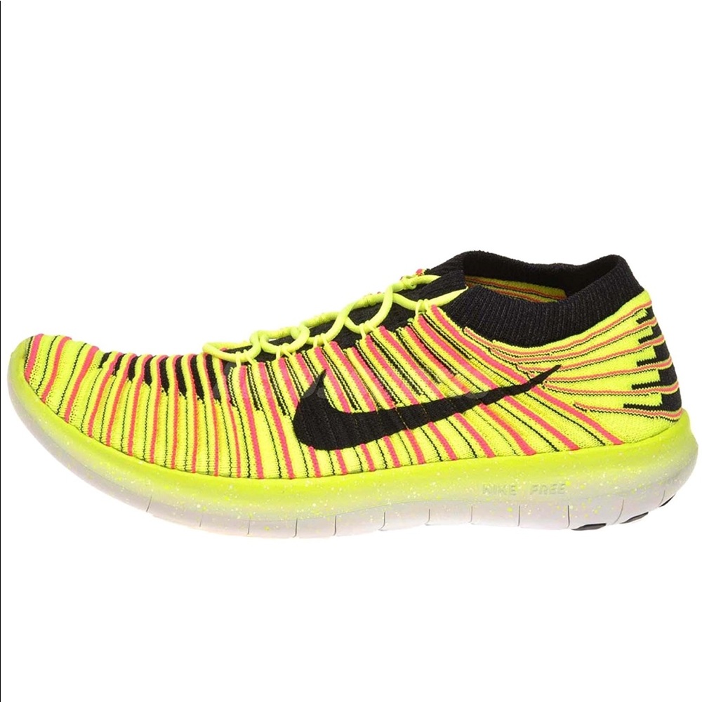 New Nike Free Run Natural Neon Sneakers - Picture 2 of 5